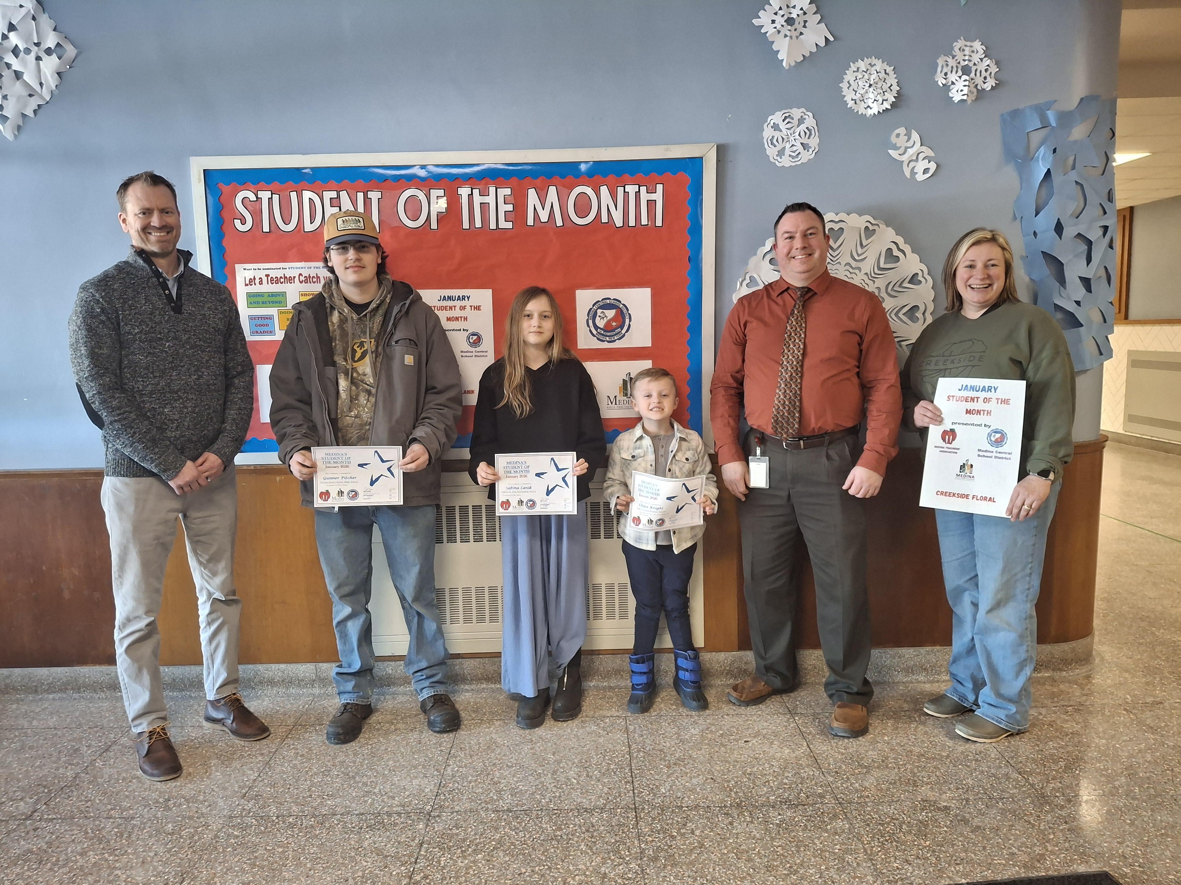 Students of the Month-January 2026